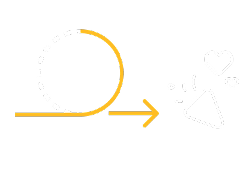 Illustration eines iterativen Workflows mit positivem Nutzererlebnis als Ergebnis